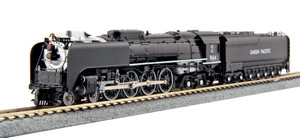 Kato ~ N Scale ~ Union Pacific ~ Black 4-8-4 FEF-3 #844 DCC Ready ~ 126-0401