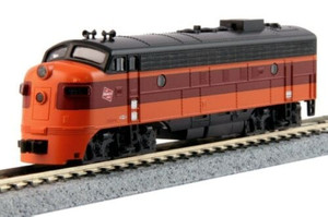 Kato ~ N Scale ~ Milwaukee Road FP7A Locomotive #90C Hiawatha ~ 176-2302