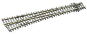 Peco ~ HO Scale ~ Code 100 ~ Left Hand ~ #8 Large Radius Switch Turnout ~ Electrofrog ~ SL-E89