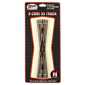Atlas ~ N Scale ~ Code 55 Track ~ 11.25 Degree Crossing ~ 2040
