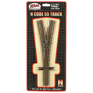 Atlas ~ N Scale ~ Code 55 Track ~ 2.5 Wye Turnout ~ 2056