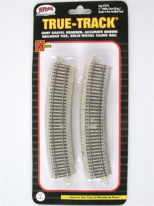 Atlas ~ N Scale ~ Code 65 ~ True-Track ~ 11" Radius 22.5 Degree Curved (8 pcs) 2410