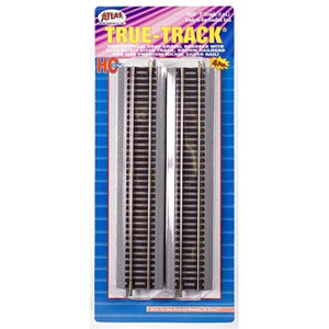 Atlas ~ HO Scale ~ True Track ~ 9" Straight (4 pcs) ~ 450