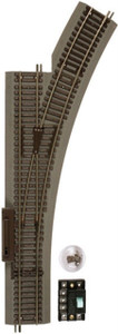 Atlas ~ HO Scale ~ True Track ~ Right Hand Remote 22" Radius Snap Switch ~ 485