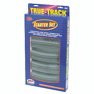 Atlas ~ HO Scale ~ True Track Train Starter Set (20 pcs) ~ 488