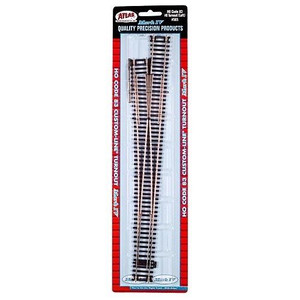 Atlas ~ HO Scale ~ Code 83 ~ Custom Line Mark IV Left Hand Switch ~ #8 Manual Turnout Track ~ 565