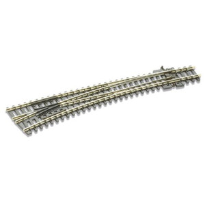 Peco ~ N Scale ~ Code 80 ~ Left Hand Curved Switch Turnout (1 pc) ~ SL-387