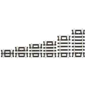 Atlas ~ HO Scale ~ Code 100 ~ Straight Track Assortment ~ (12 pcs) ~ 847