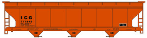 Accurail ~ HO Scale ~ Illinois Central ~ 3 Bay Hopper ~ 20742