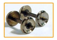 Fox Valley Models N Scale 36" Semi Scale Wheels .563 Axle (12 pcs) 3603