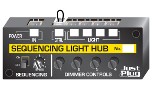 Woodland Scenics ~ HO Scale ~ Just Plug Sequencing Light Hub ~ JP5680