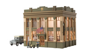 Woodland Scenics ~ HO Scale ~ Built and Ready ~ Citizens Savings & Loan ~ BR5033