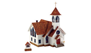 Woodland Scenics ~ HO Scale ~ Built and Ready ~ Community Church ~ BR5041