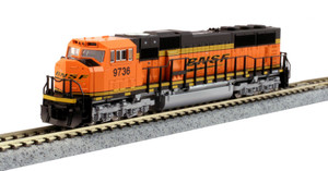 Kato ~ N Scale ~ Burlington Northern Santa Fe ~ SD70MAC BNSF #3736 ~ 176-6320