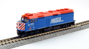 Kato ~ N Scale ~ Metra ~ #163 F40PH Ditch Lights ~ City of Elmhurst ~ 176-9103