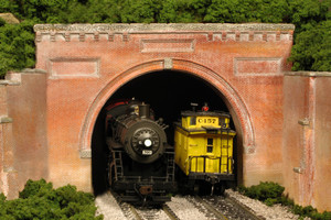 Monroe Models ~ HO Scale ~ Baltimore & Ohio Style Brick Double Track ~ 151
