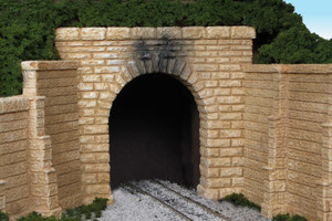 Monroe Models ~ HO Scale ~ Tunnel Portal Sand Stone Block Single Track ~ 164