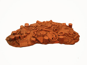 Monroe Models ~ HO Scale ~ Railroad Scap Yard Metal Junk Pile ~ 2102