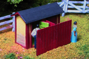 Monroe Models ~ HO Scale ~ The Privies Outhouse Laser Kit (3 pcs) ~ #2213