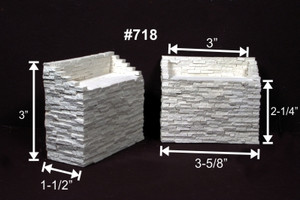 Monroe Models ~ HO Scale ~ Bridge Abutment Split Stone (2 pcs) ~ #711