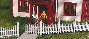 Monroe Models ~ N Scale ~ Ornate Picket Fence Laser Kit ~ #9308