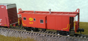Bluford Shops N Scale MKT Missouri Kansas Texas #63 Bay Caboose 42060