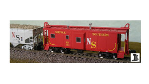Bluford Shops N Scale Norfolk Southern 385 Bay Window Caboose 42070