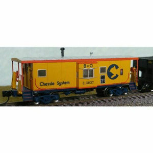 Bluford Shops N Scale B&O Baltimore & Ohio #C3837 Bay Caboose 44060