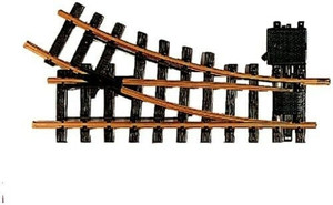 LGB G Scale Right Manual Turnout, R1, 30° (1 pc) 12000