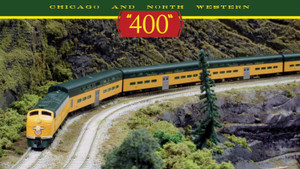 Kato ~ N Scale ~ Chicago & North Western ~ 400 Series E8A 6 Unit Set With ESU LokSound ~ 106-104-LS