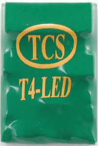 TCS ~ T4-LED ~ DCC Motor Decoder ~ 9 Pin ~ 4 Functions ~ LED Resistors Onboard ~ 1482