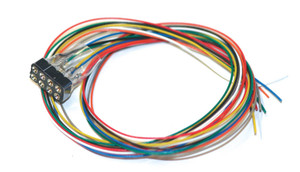 ESU ~ Cable Harness 8-Pin Plug According To NEM 652, DCC Color, Length 300mm ~ 51950