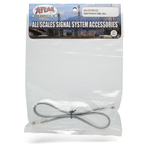 Atlas ~ Model Railroad Signal Extension Cable ~ Short ~ 70000052