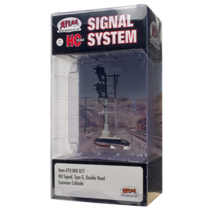 Atlas ~ HO Scale ~ Signal Type G ~ Double Head ~ With LED's ~ 70000077