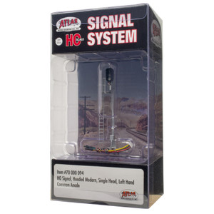 Atlas ~ HO Scale ~ Signal Modern Hooded Single Head ~ Left ~ 70000094