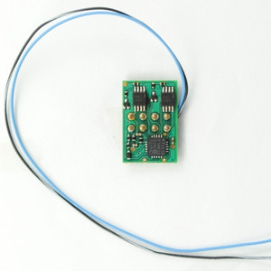 TCS ~ DP2X-KA ~ Small DCC Direct Plug Decoder ~ 8 Pin ~ 2 Functions ~ Keep Alive Wires ~ 1432