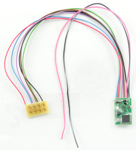 TCS ~ FL4P-5" ~ DCC Function Only Decoder ~ 8 Pin ~ 5″ Harness ~ 1377