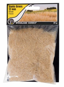 Woodland Scenics ~ Static Grass ~ 12mm Straw ~ FS628