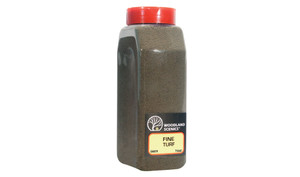 Woodland Scenics ~ Fine Turf Shaker ~ Earth ~ 30oz ~ T1342
