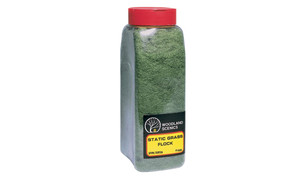 Woodland Scenics ~ Static Grass Flock Shaker ~ Dark Green ~ 30oz ~ FL636