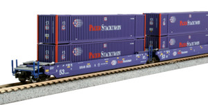 Kato ~ N Scale ~ Gunderson Maxi-IV Pacer Stacktrain Well Car Set ~ #6020 ~ 6 Containers ~ 106-6179