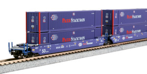 Kato ~ N Scale ~ Gunderson Maxi-IV Pacer Stacktrain Well Car Set #6066 ~ 6 Containers ~ 106-6180