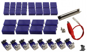 DCCconcepts ~ HO or N Scale ~ Rolling Roads For DC, DCC, AC 2 or 3 Rail ~ 8 Pcs ~ DCM-RRA8