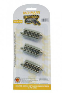 Bachmann ~ EZ-Track ~ Quarter Section 14" Radius Curved Track ~ N Scale ~ 44833
