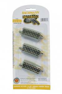 Bachmann ~ EZ-Track ~ N Scale ~ Quarter Section 15.50" Radius Curved Track ~ 44834