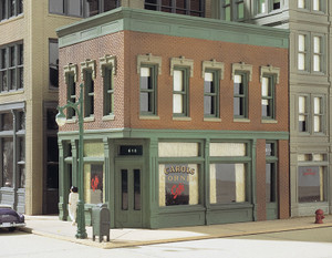 Design Preservation Models ~ HO Scale ~ Carol's Corner Cafe Kit ~ 11300