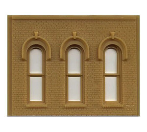 Design Preservation Models ~ O Scale ~ Two Arched Windows Modular Wall System ~ 90102