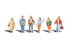 Woodland Scenics ~ HO Scale ~ People ~ General Public ~ A1837