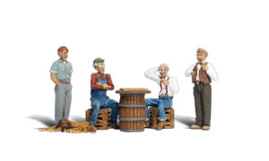 Woodland Scenics ~ HO Scale ~ People ~ Checker Players ~ A1848