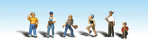 Woodland Scenics ~ HO Scale ~ People ~ Baseball Players II ~ A1870